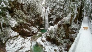 Chasing Winter Waterfalls at Cascade Falls Regional Park, British Columbia