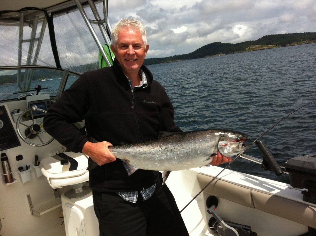 A Nice Chinook from Becher Bay, Vancouver Island