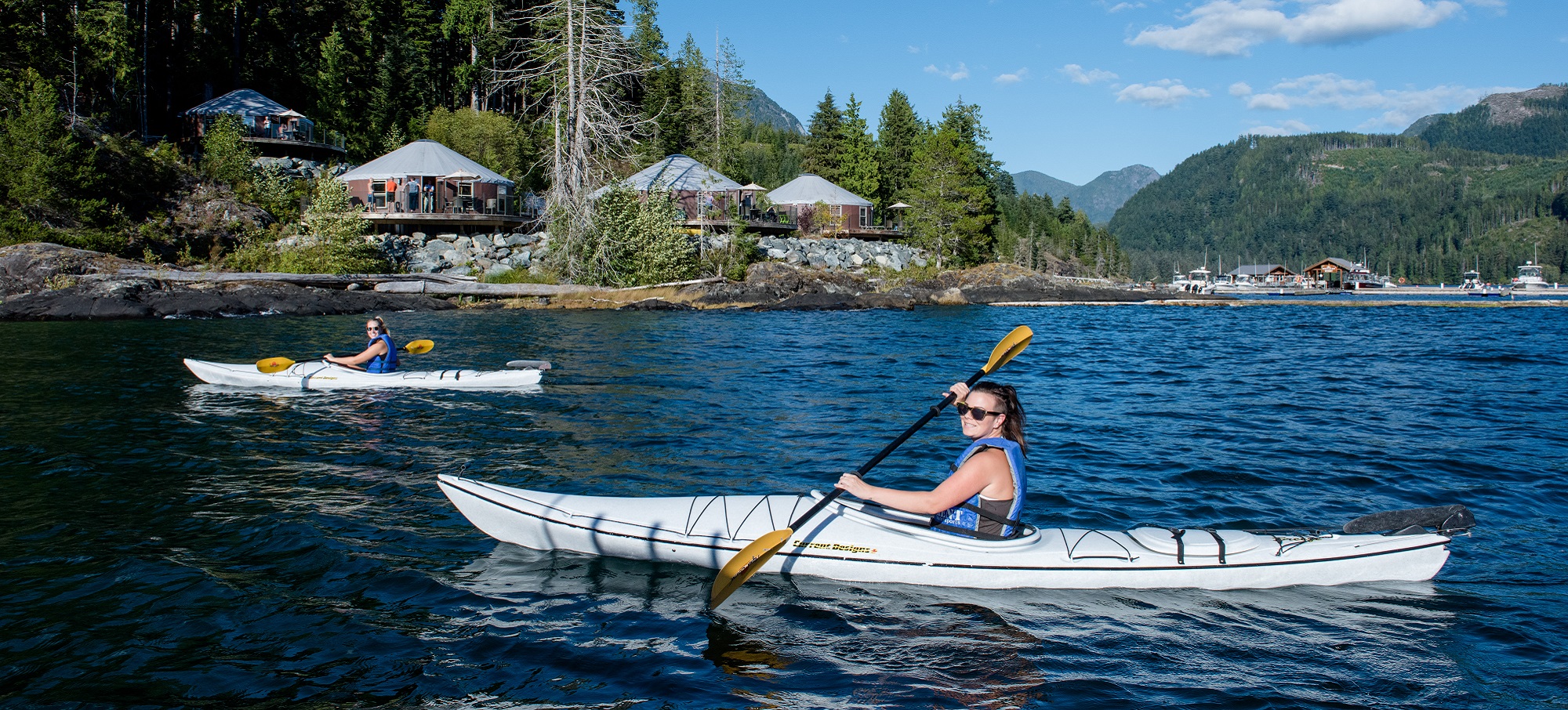 Kayaking at Nootka Marine Adventures in Tahsis.
