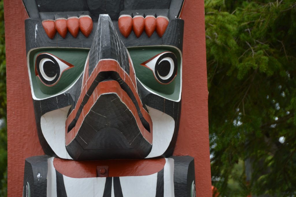 Totem at Alert Bay